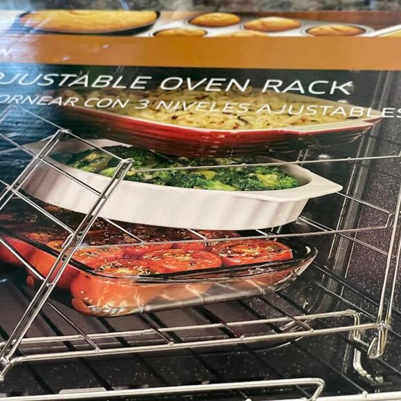 3 Tier Adjustable Oven Rack for Cooking Multiple Items  New in Box Crofton - Picture 7 of 9